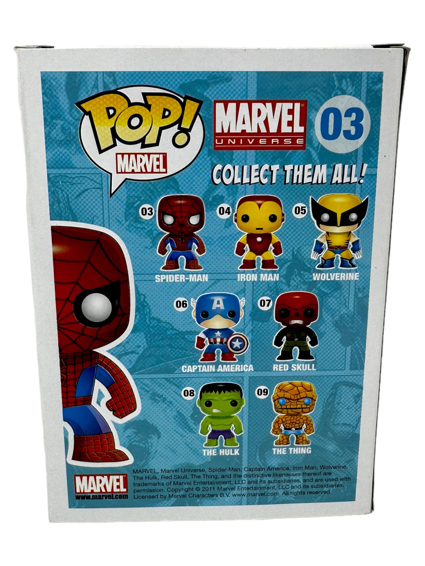 Sold 10/10 2013 Fugitive Toys Spider-Man Black & White