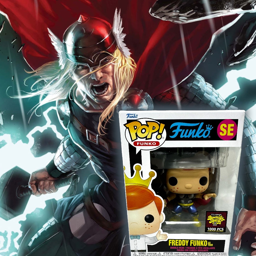 Freddy Funko as high quality Thor Funko Pop