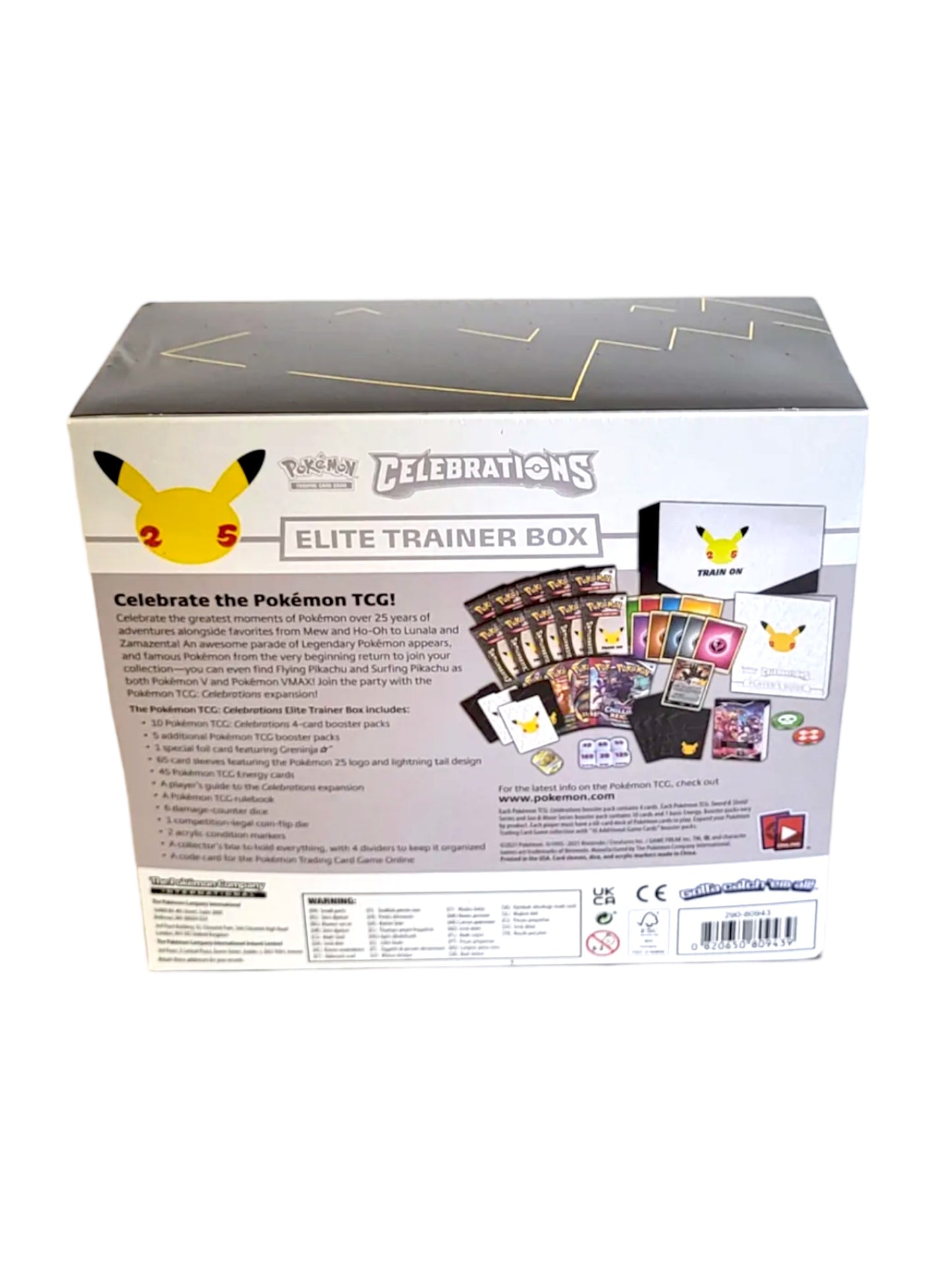 Pokemon Celebrations Elite Trainer Box ETB 25th Anniversary Sealed
