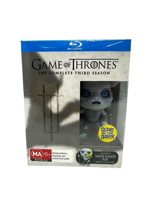 2014 GOT Season 3 International GITD DVD/ GITD White Walker Funko BNIB sealed