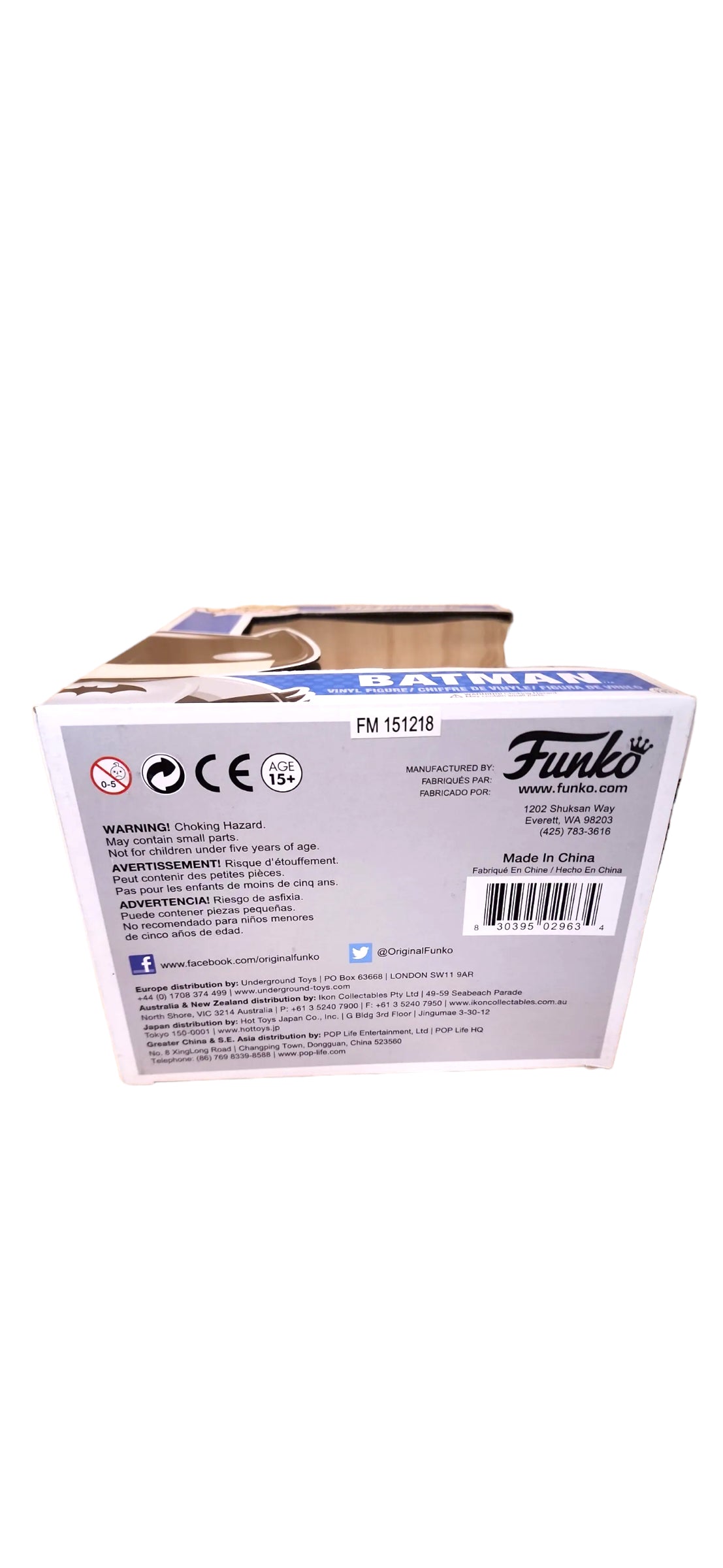 Sold 2015 Giant Batman DC Universe 9”