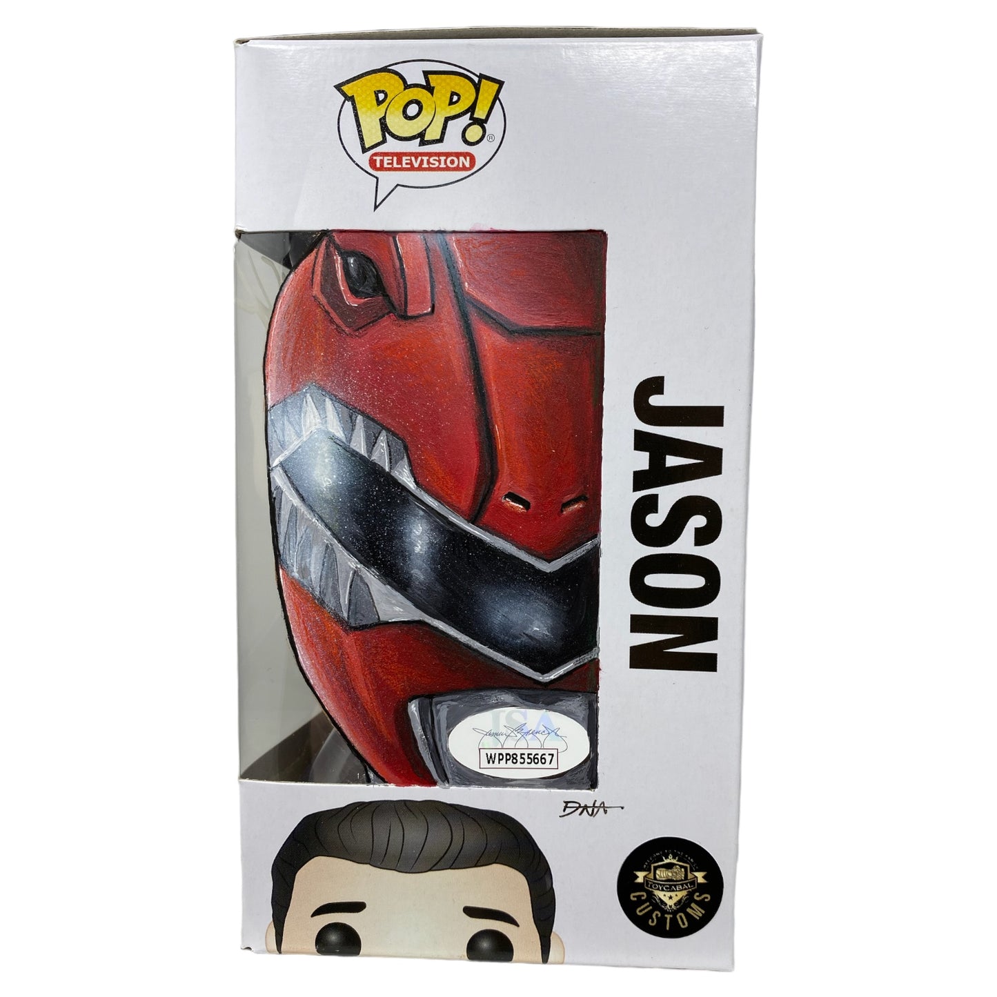 Sold - TV - Power Rangers - Austin St. John Autographed Jason 670, TCC X DNA Custom