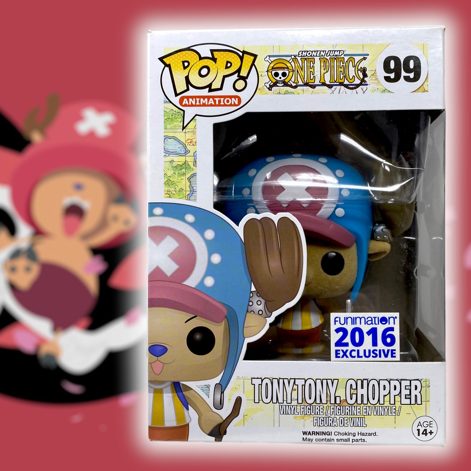 Funko high quality Pop Flocked TonyTony Chopper One Piece 2016 exlusive