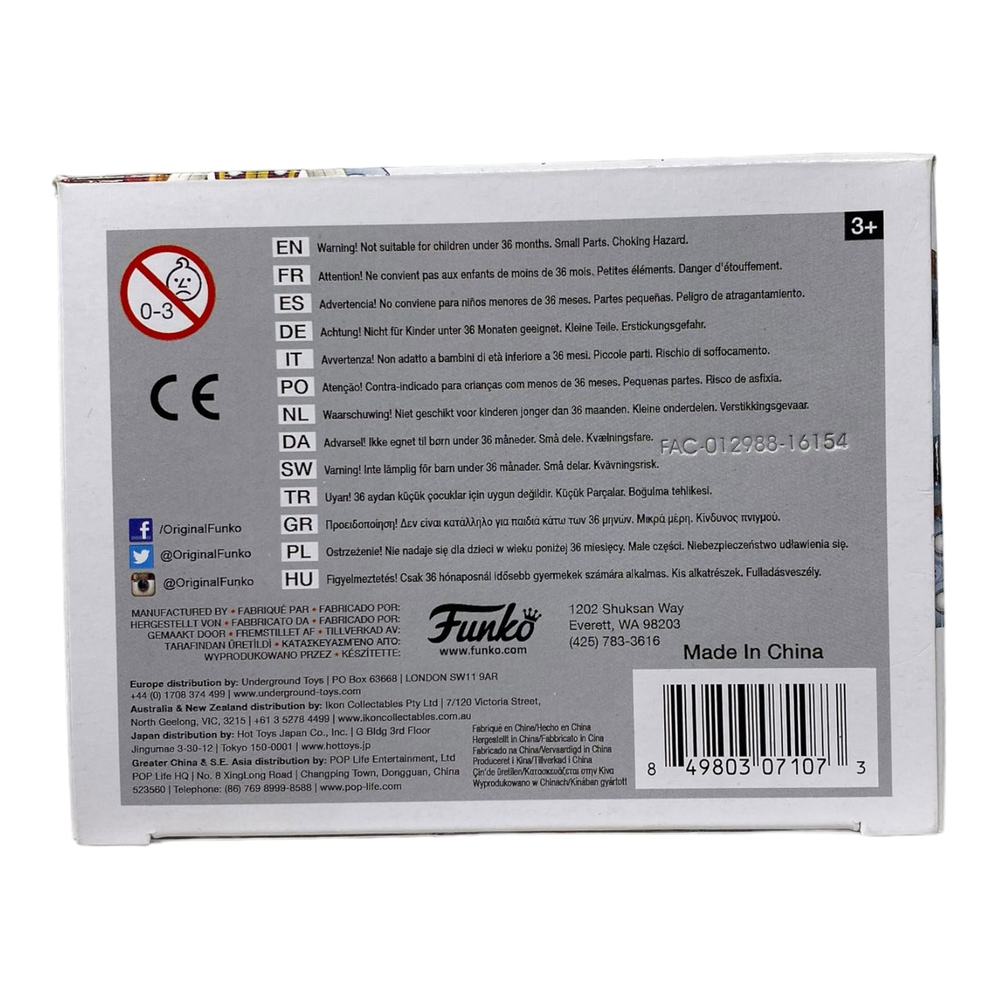 Sold 2016 - Cursed Barbossa 208, SDCC