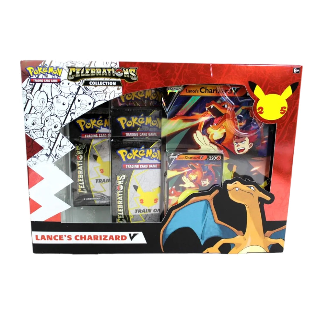 Pokemon Lance's Charizard V Celebrations Collection Box Set New & Seal Toy Cabal Pokemon Lance's Charizard V Celebrations Collection Box Set New & Seal Toy Cabal