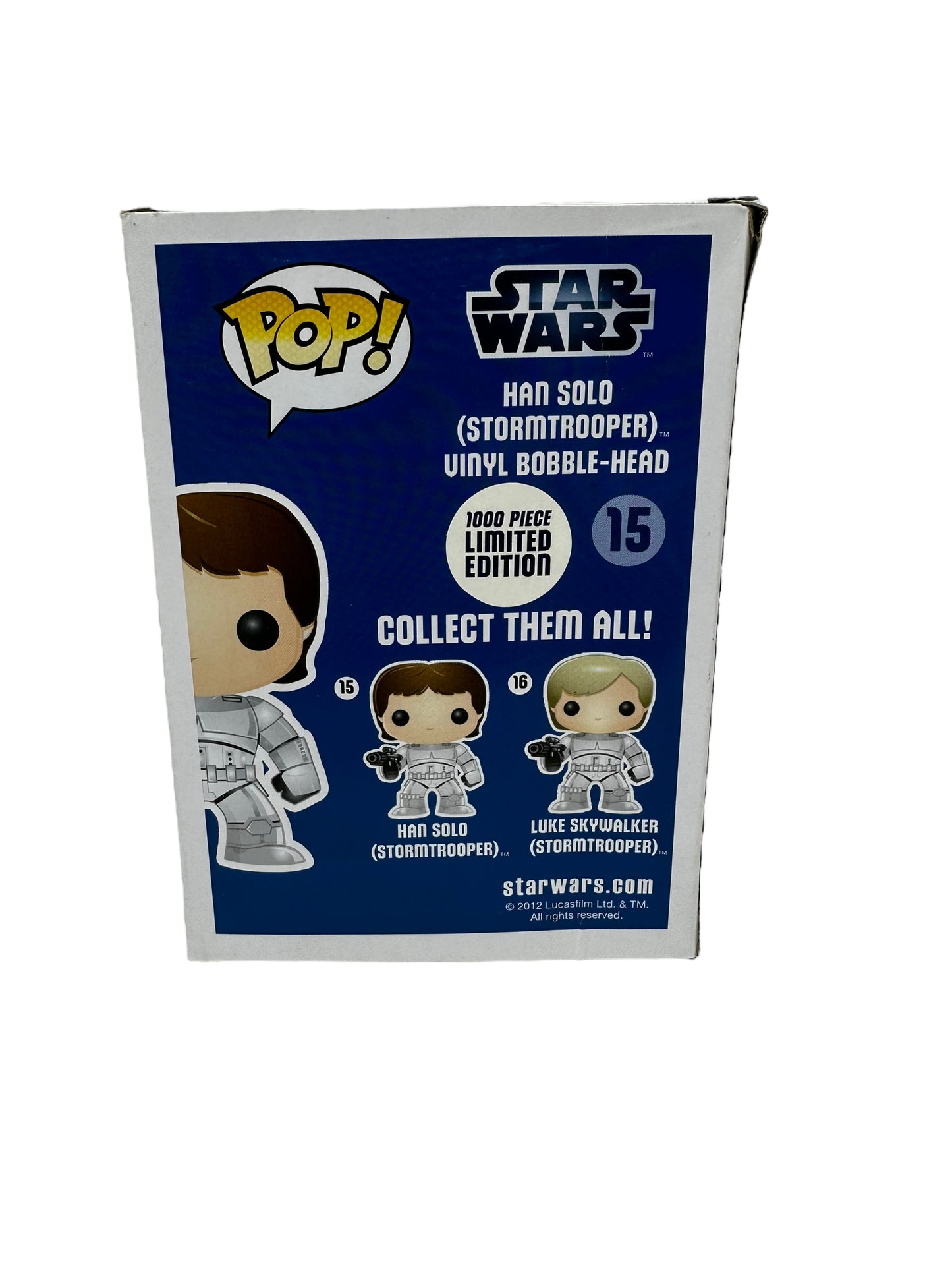 Sold 10/17 2011 ECCC Han Solo (Stormtrooper) 15 LE1000