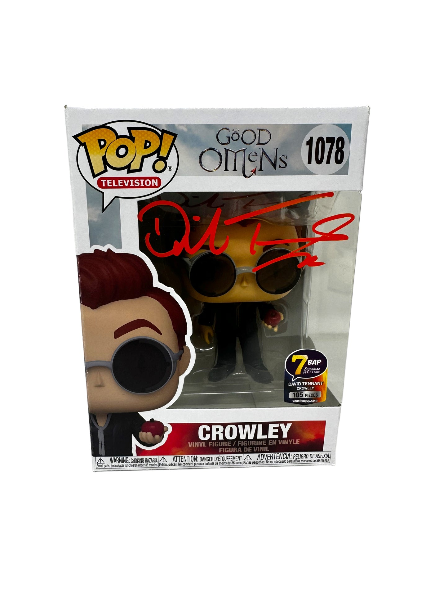 Sold - 2021 Good Omen Crowley 1078 David Tennant Signed JSA COA