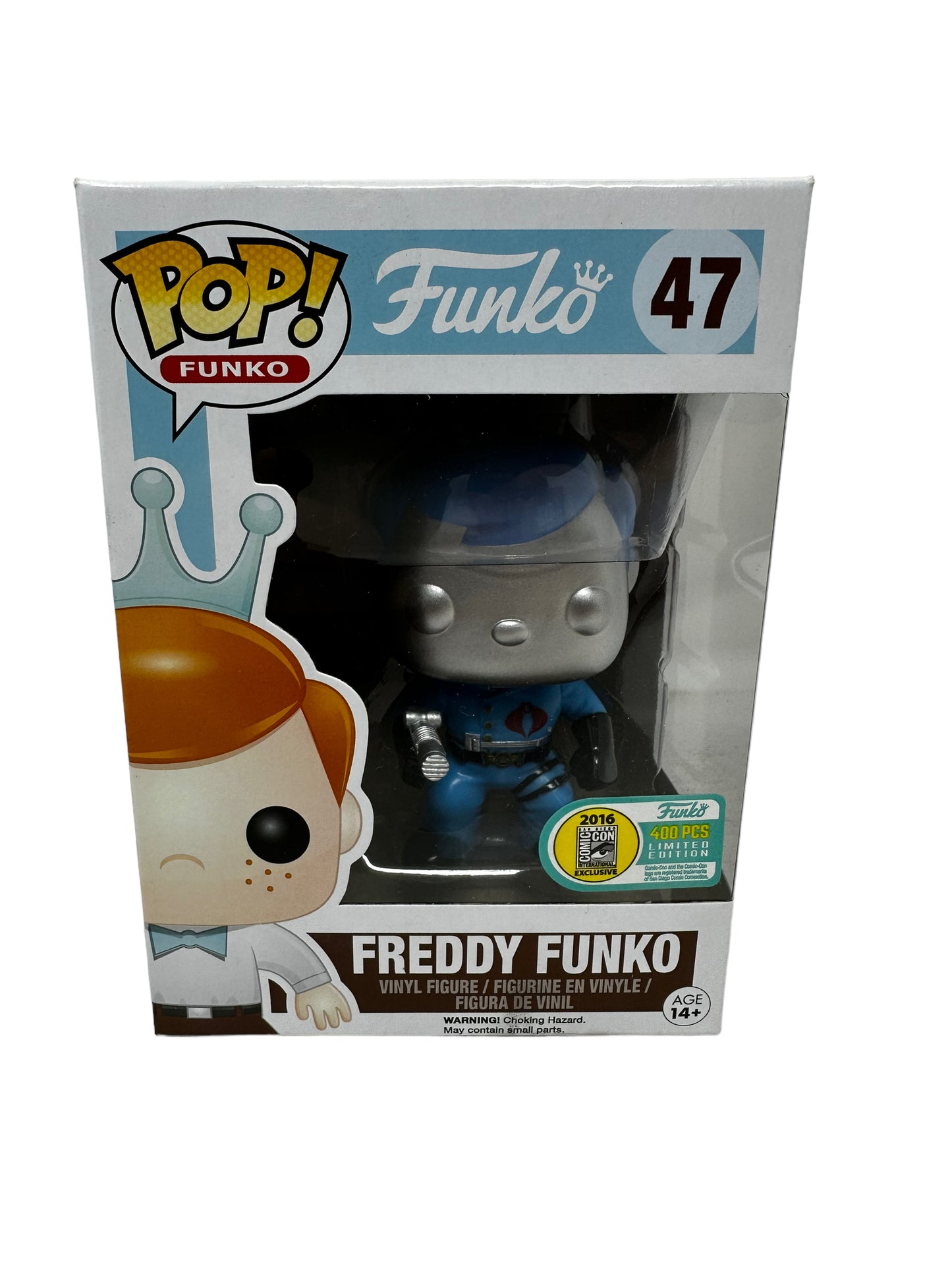 Sold 9/21 2016 SDCC Freddy Funko Cobra Commander LE400