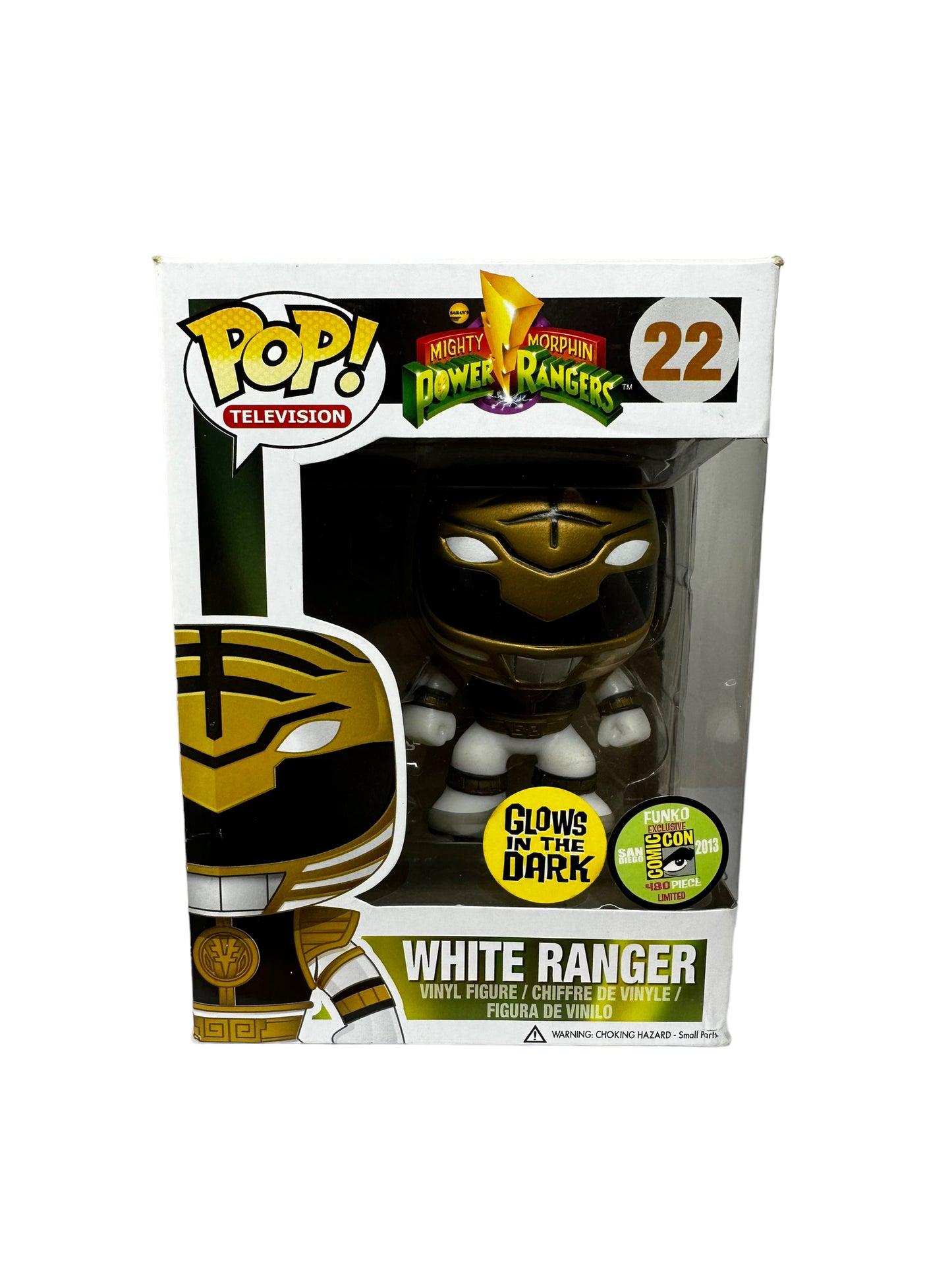 2013 SDCC White Ranger GITD LE480