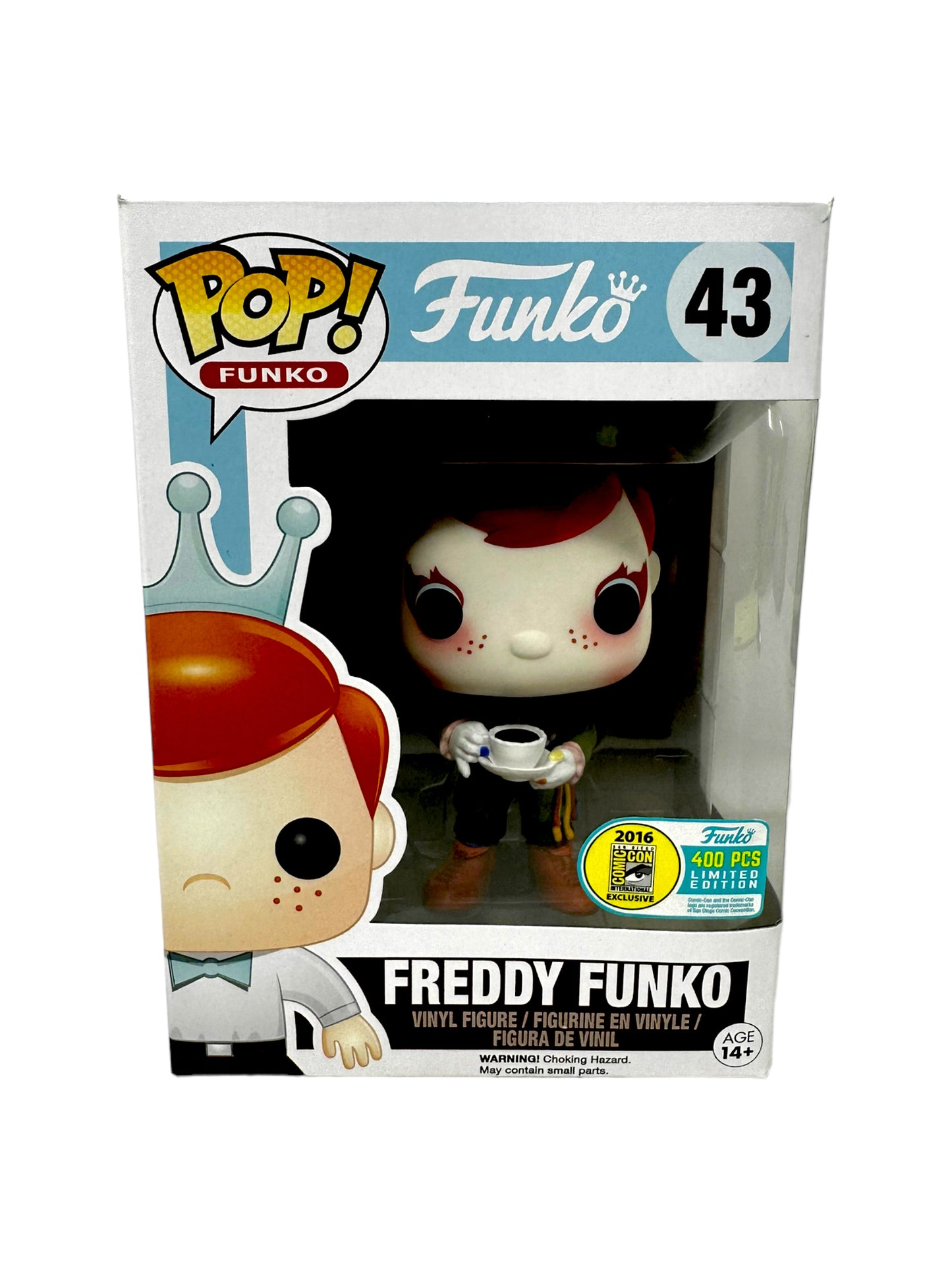 Sold 9/25 2016 SDCC Freddy Funko as Mad Hatter w/ Chronosphere LE400