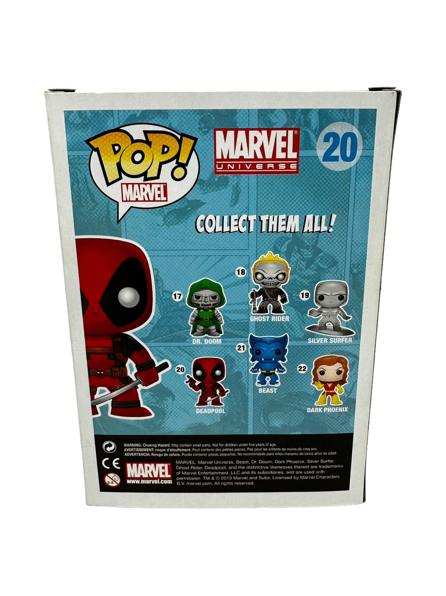 Sold 2013 Harrison’s Comic’s GITD Deadpool 20