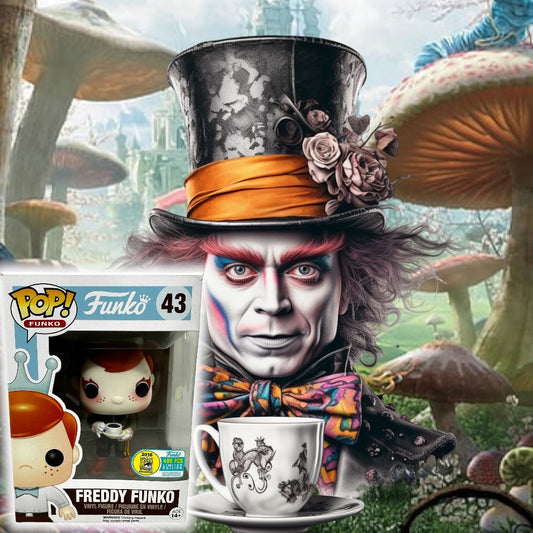 Sold - 2016 SDCC Freddy Funko as Mad Hatter w/ Chronosphere LE400