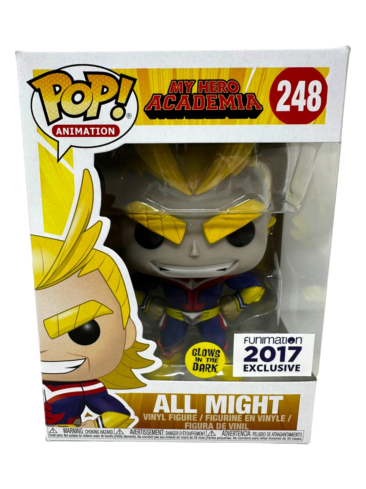 Sold - 2019 - (2017)Funmation All Might GITD 248