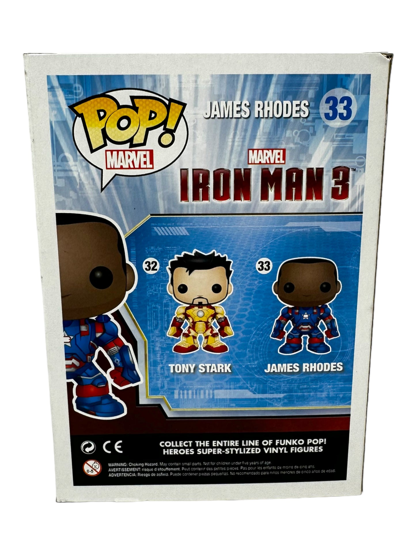 Sold 9/21 2013 SDCC James Rhodes 33 (Unmasked Iron Patriot)