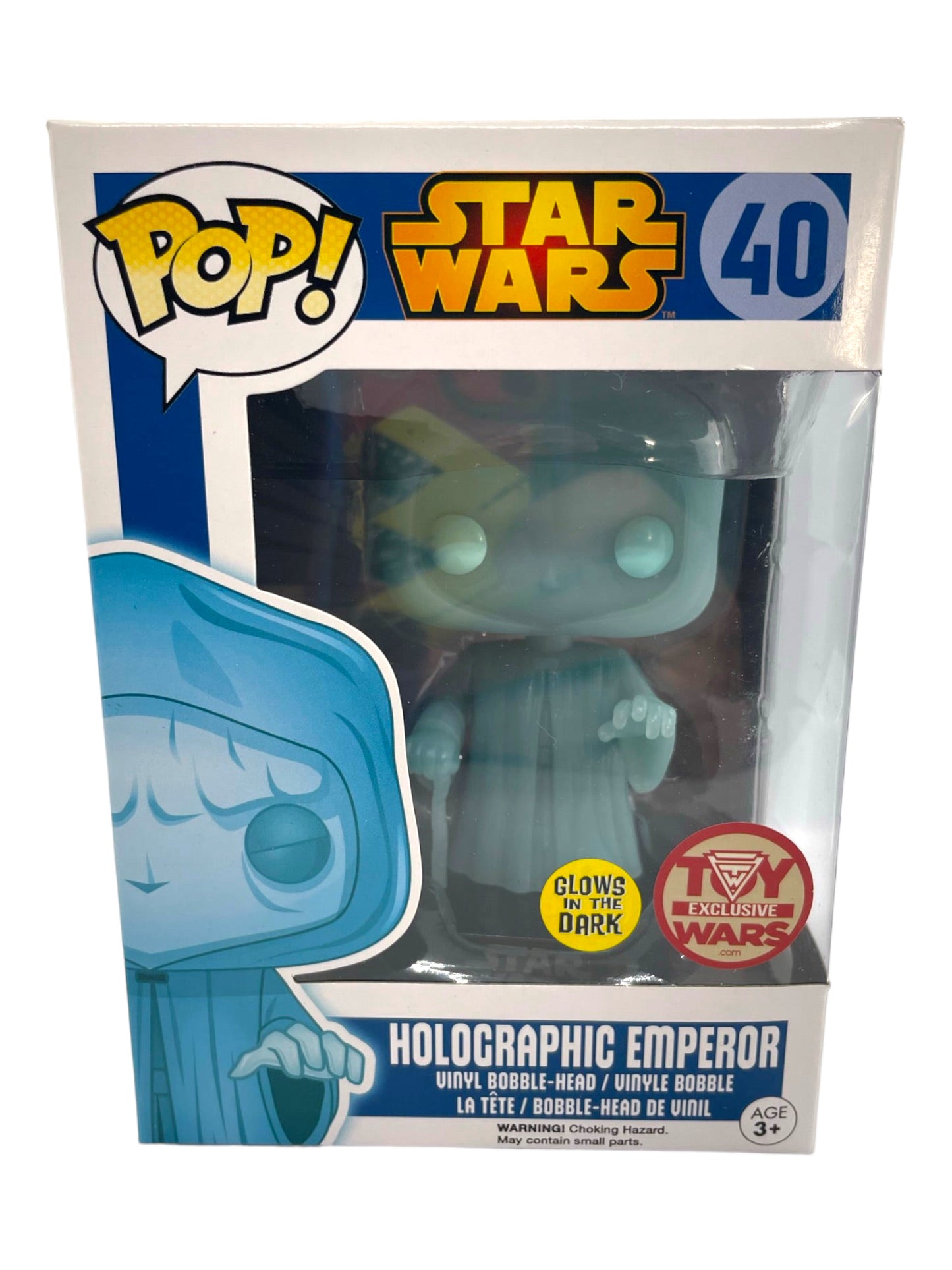 Sold 2015 Holographic Emperor GITD Toy Wars Exclusive 40