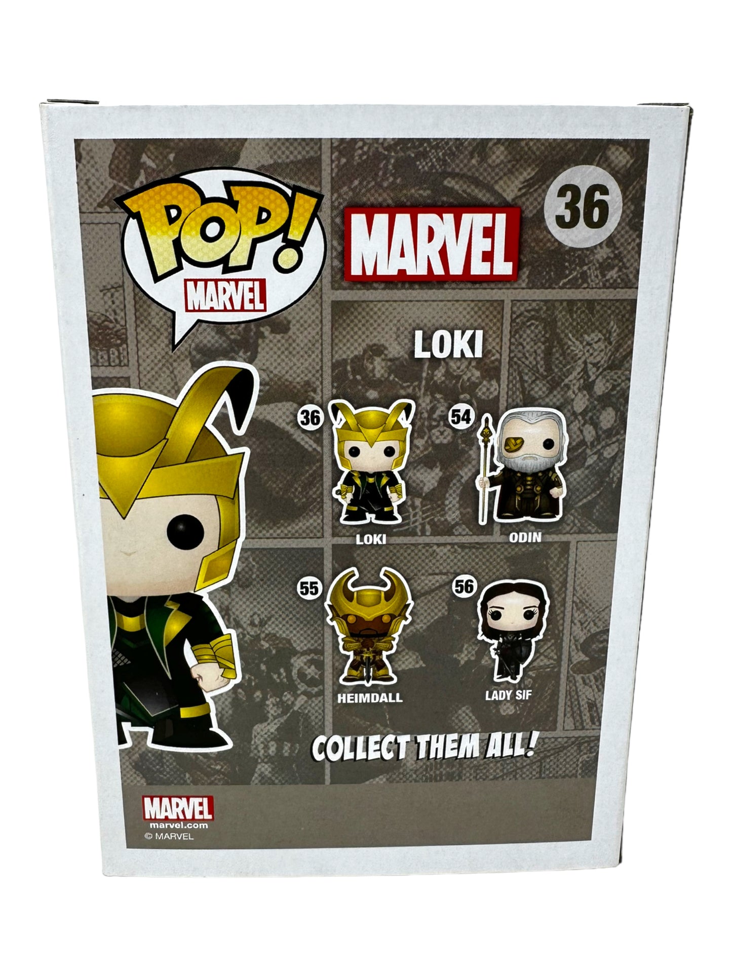 Sold 2014 Fugitive Toys Loki 36 GITD