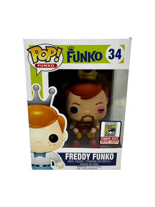 Sold 2015 SDCC Freddy Funko Hulk Hogan LE500 (Injured)