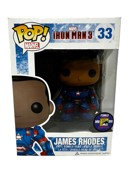 Sold 9/21 2013 SDCC James Rhodes 33 (Unmasked Iron Patriot)