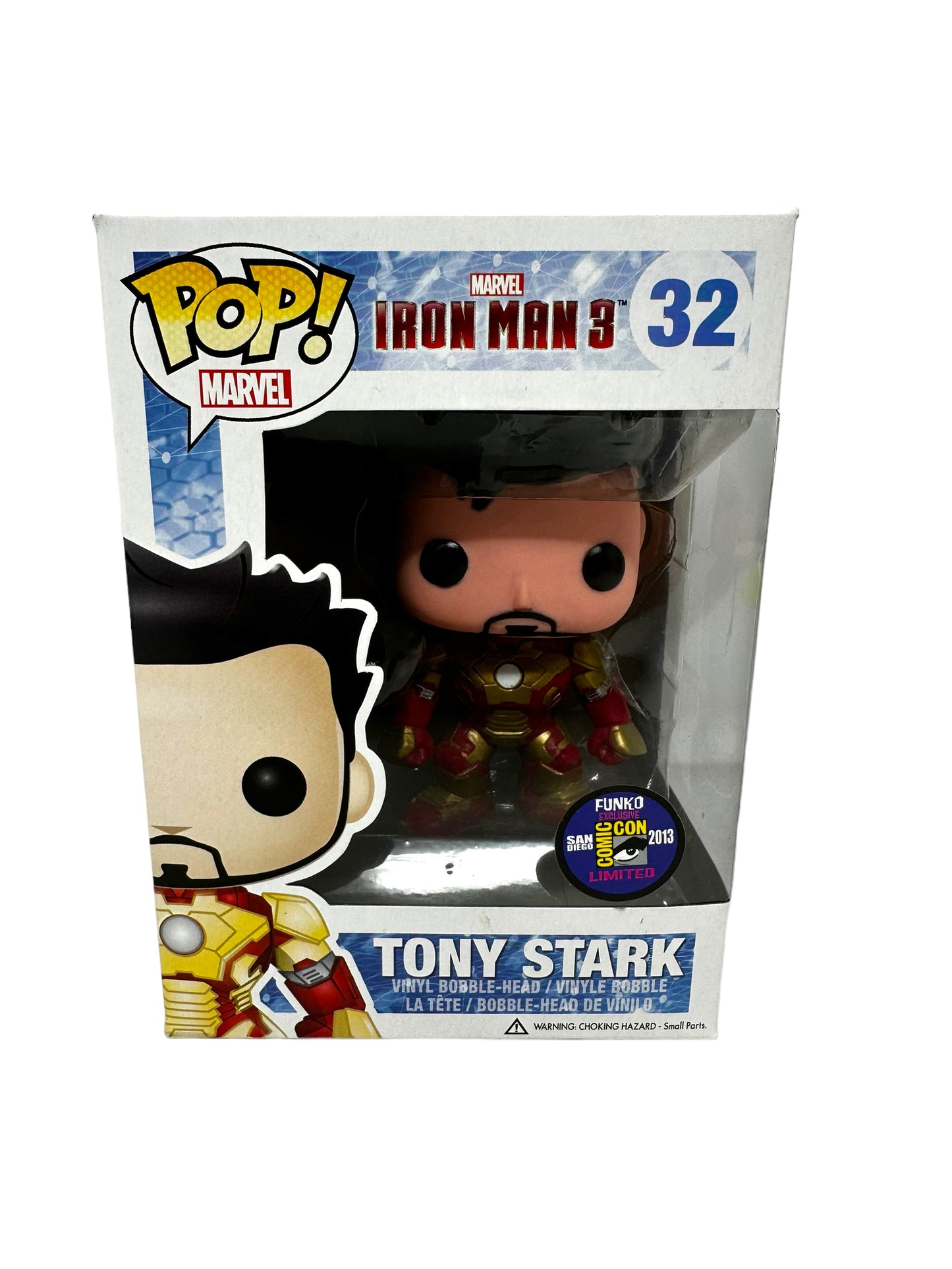 Sold 9/21 2013 SDCC Tony Stark 32 (Unmasked)