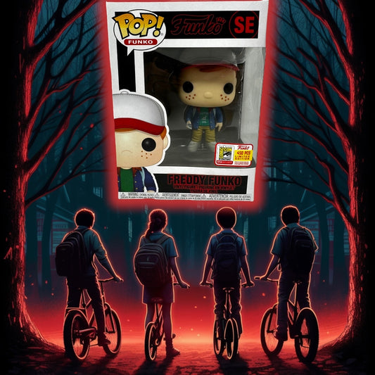 Sold 2018 SDCC Freddy Funko Dustin LE450