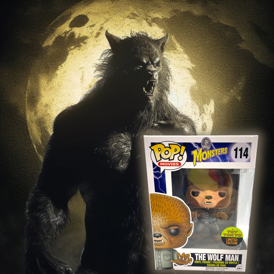 Sold - 2015 The Wolf Man Flocked Toy Tokyo Exclusive 114