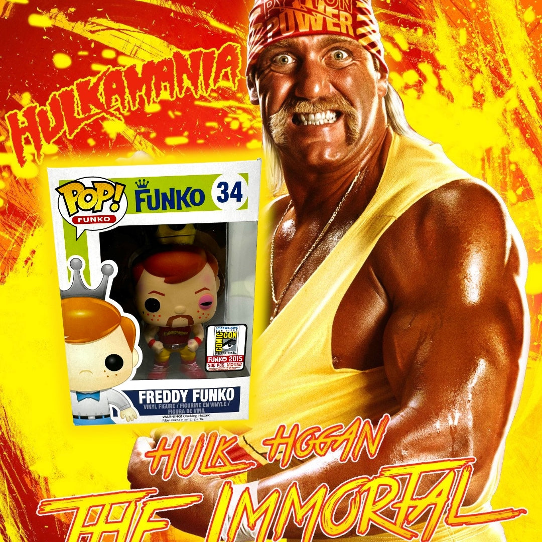 Sold 2015 SDCC Freddy Funko Hulk Hogan LE500 (Injured)