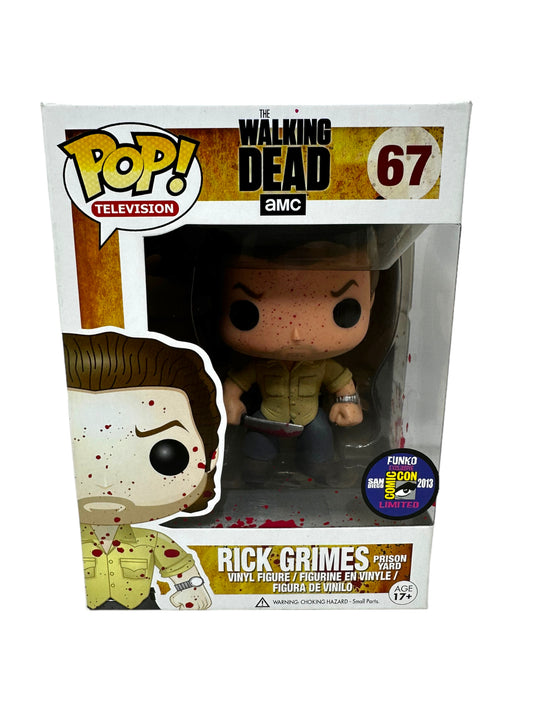 Sold 2013 SDCC Rick Grimes 67 Bloody