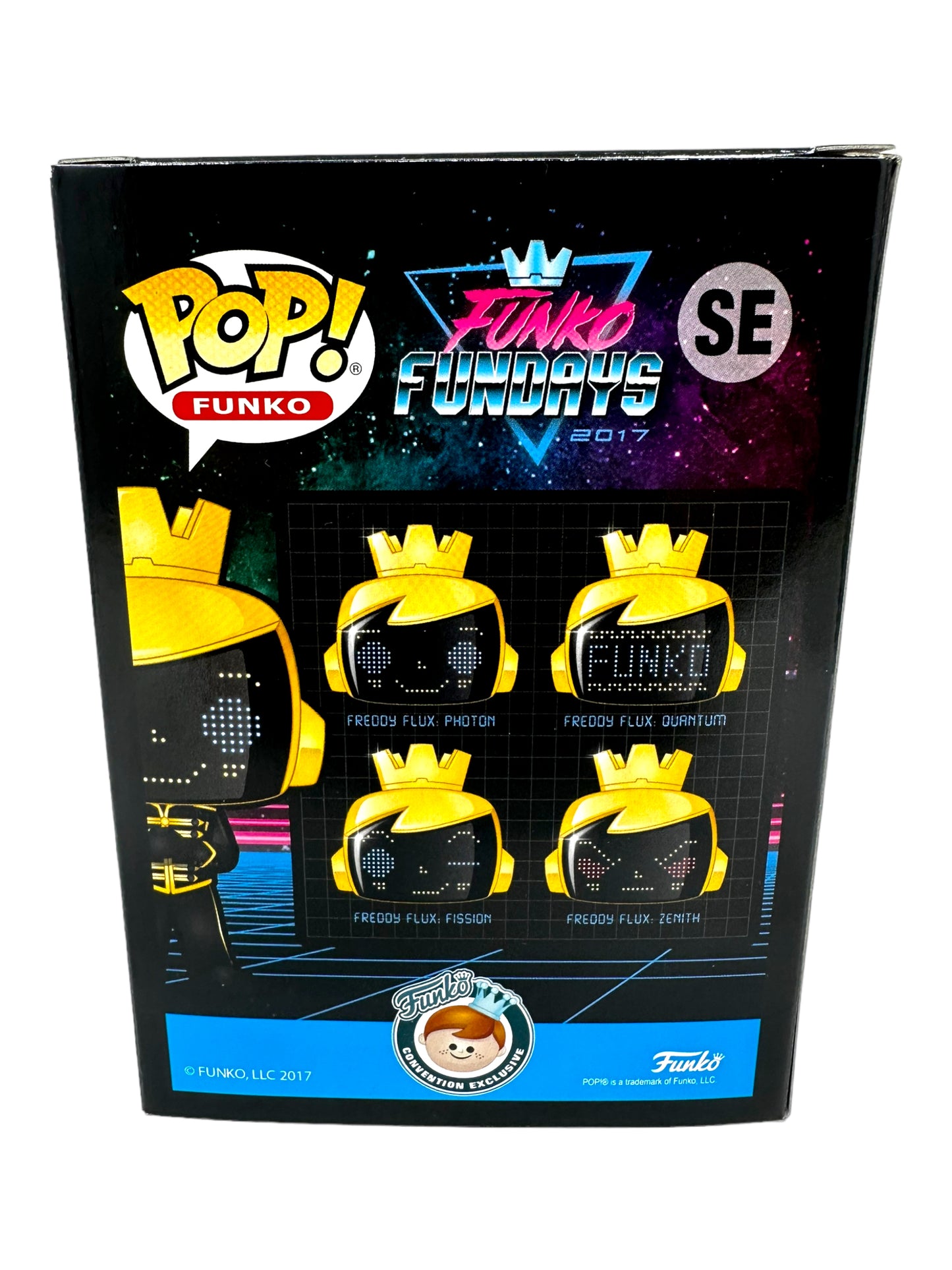 2017 Freddy Funko Flux Set! Quantum, Zenith Angry, Photon Smiling, Fission - Winking LE400