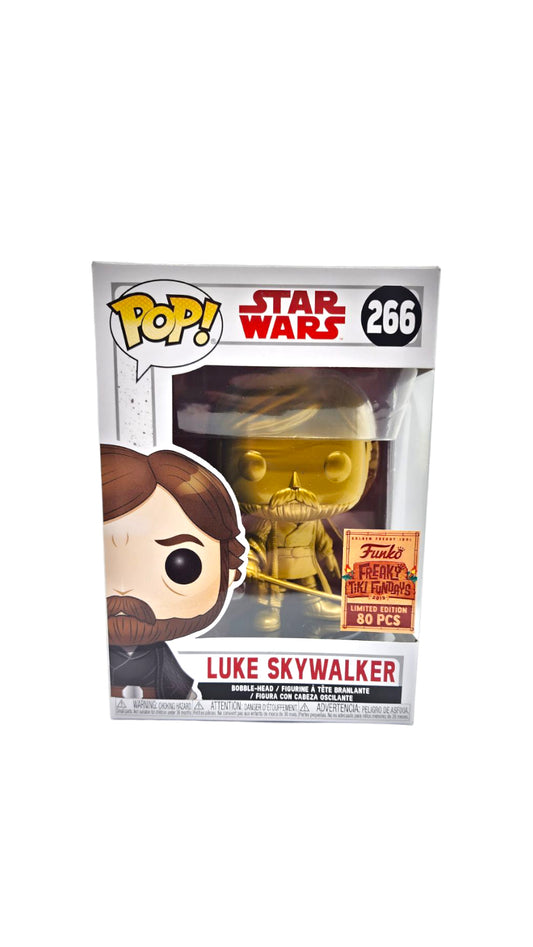 Sold 10/7 2019 SDCC Freaky Tiki Fundays Gold Luke Skywalker LE80