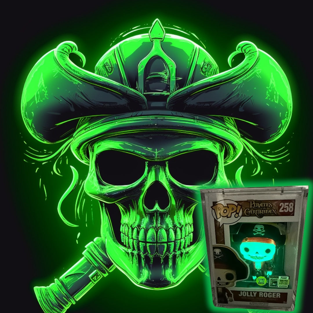 Sold 10/12 2017 SDCC Jolly Roger 258 GITD LE1000