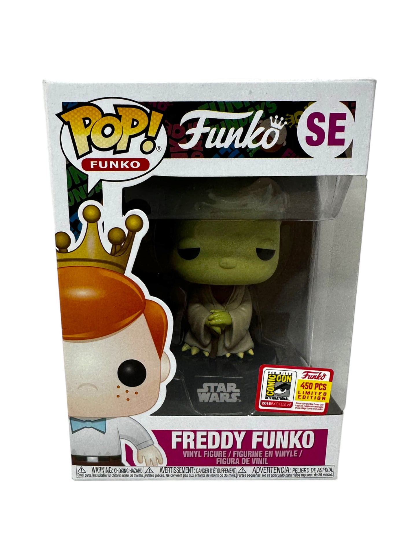 SOLD 2018 SDCC  Fundays Freddy Funko Yoda LE 450