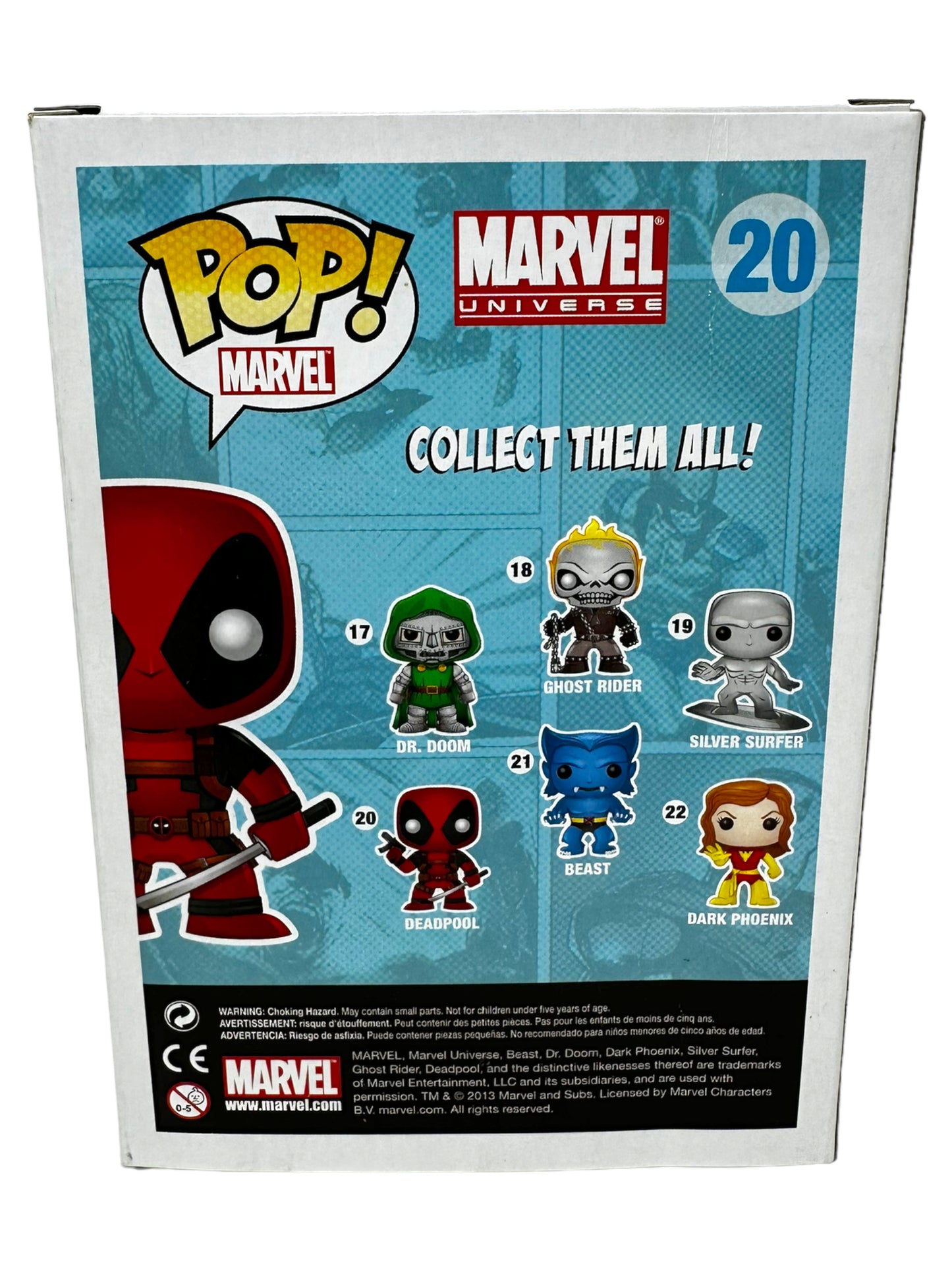 Sold 2013 SDCC Deadpool Metallic 20 LE 480