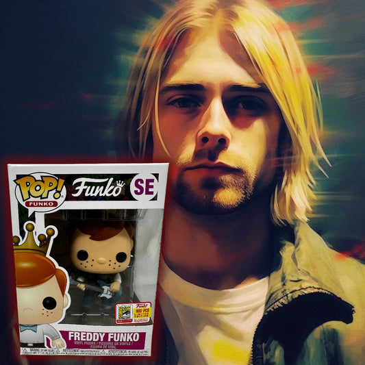 Sold 2018 SDCC Freddy Funko Kurt Cobain LE800