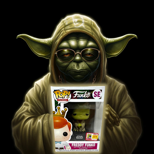 SOLD 2018 SDCC  Fundays Freddy Funko Yoda LE 450