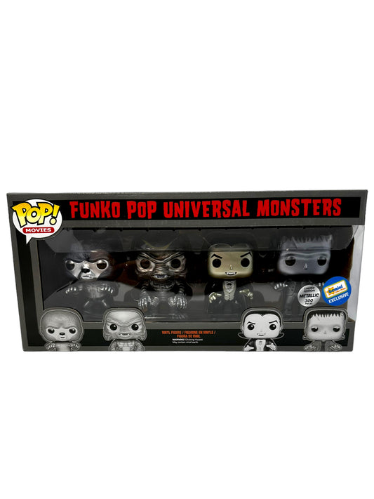 Sold 4 Pack Metallic Universal Monsters LE300