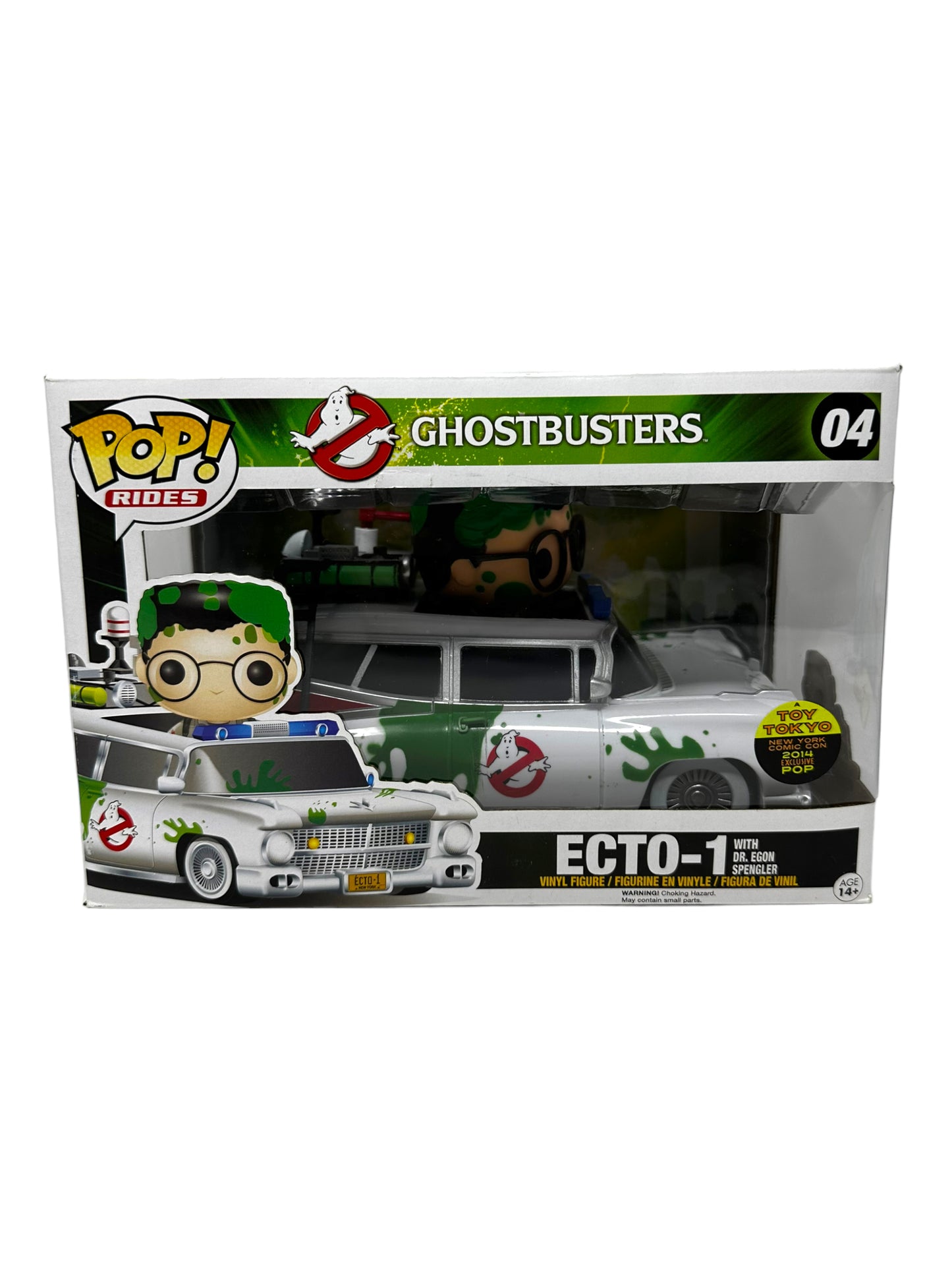 2014 Toy Tokyo NYCC Ecto-1 w(with Dr. Egon Spengler) slimed 04