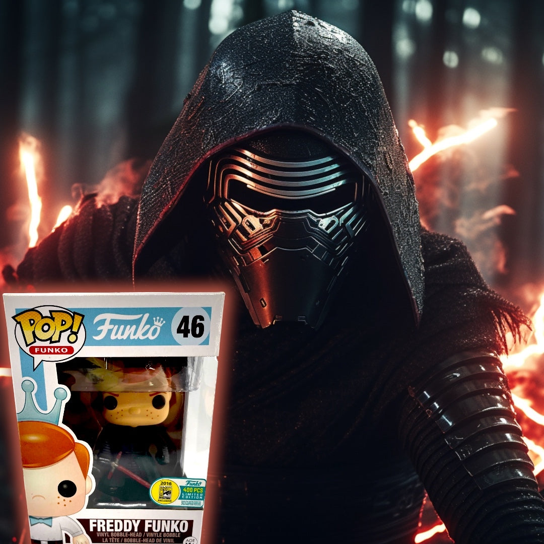 Sold 2016 Freddy Funko as Kylo Ren SDCC 46 LE 400