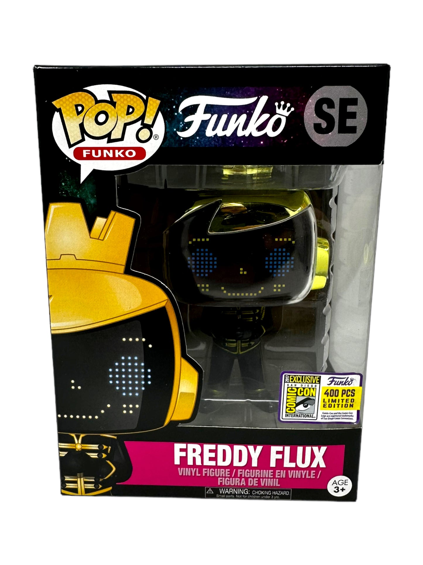 2017 Freddy Funko Flux Set! Quantum, Zenith Angry, Photon Smiling, Fission - Winking LE400