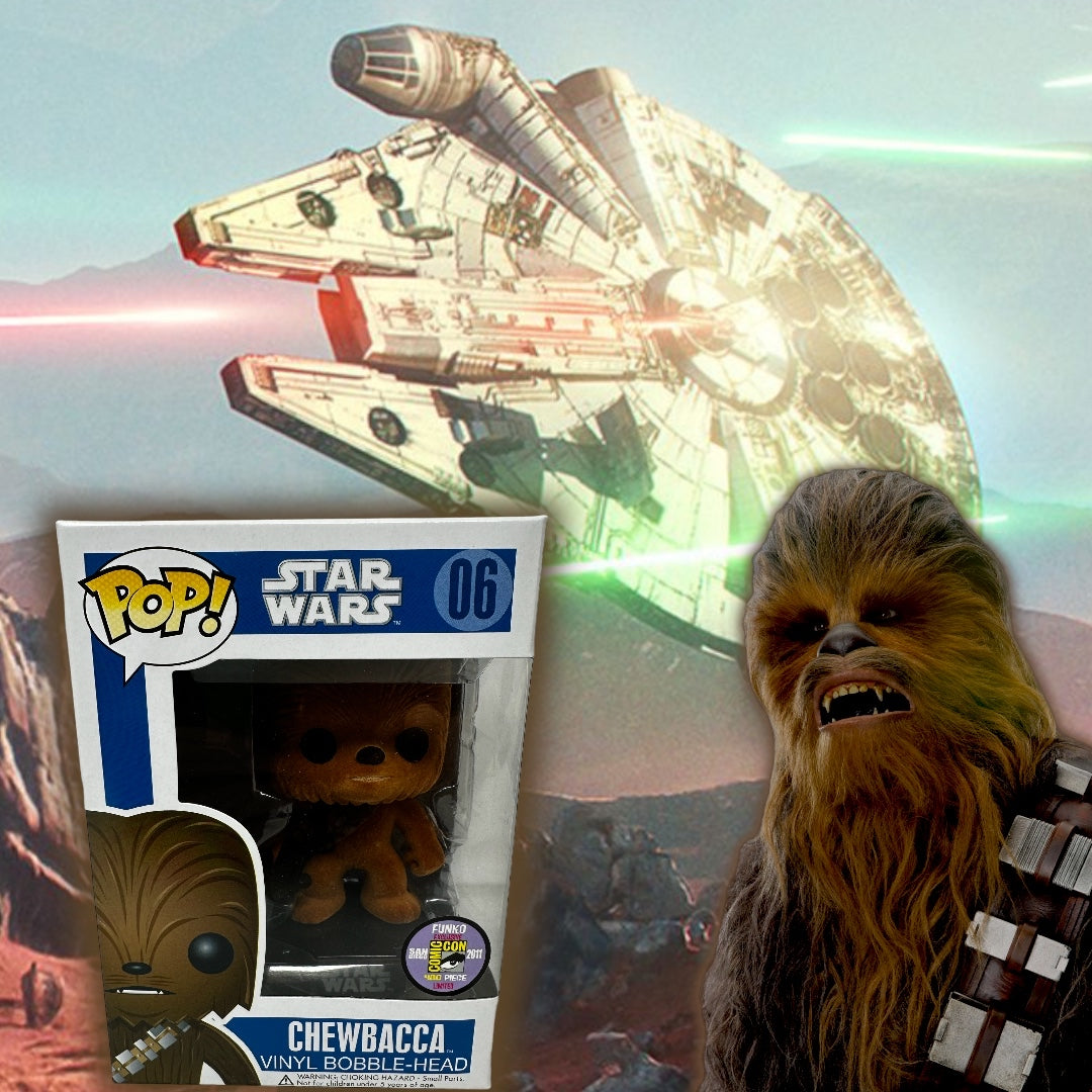 Sold 2011 SDCC Chewbacca (Flocked) 06 LE 480