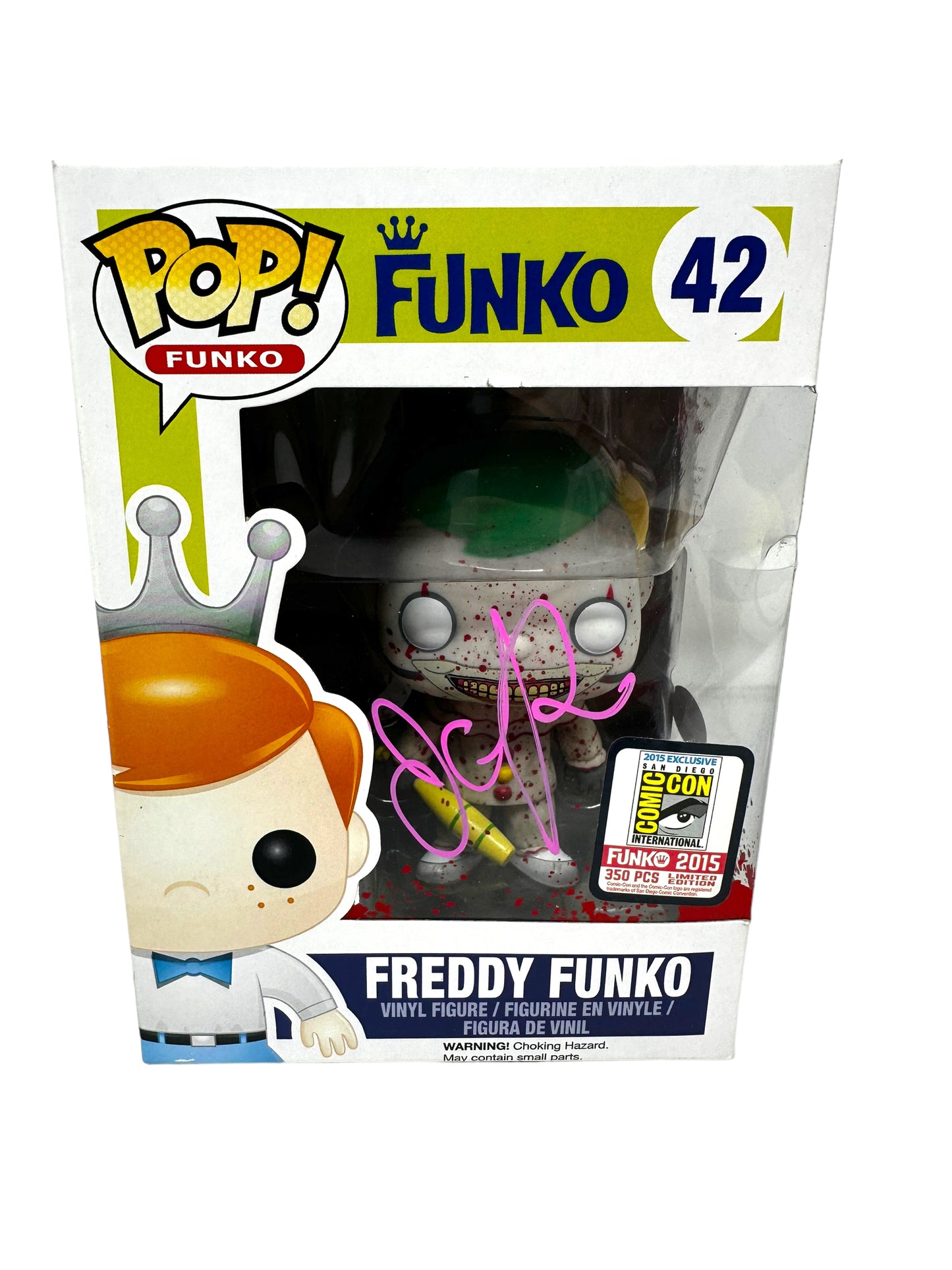 Sold 2015 Freddy Funko Twisty Bloody John Carroll Lynch Signed JSA COA LE500