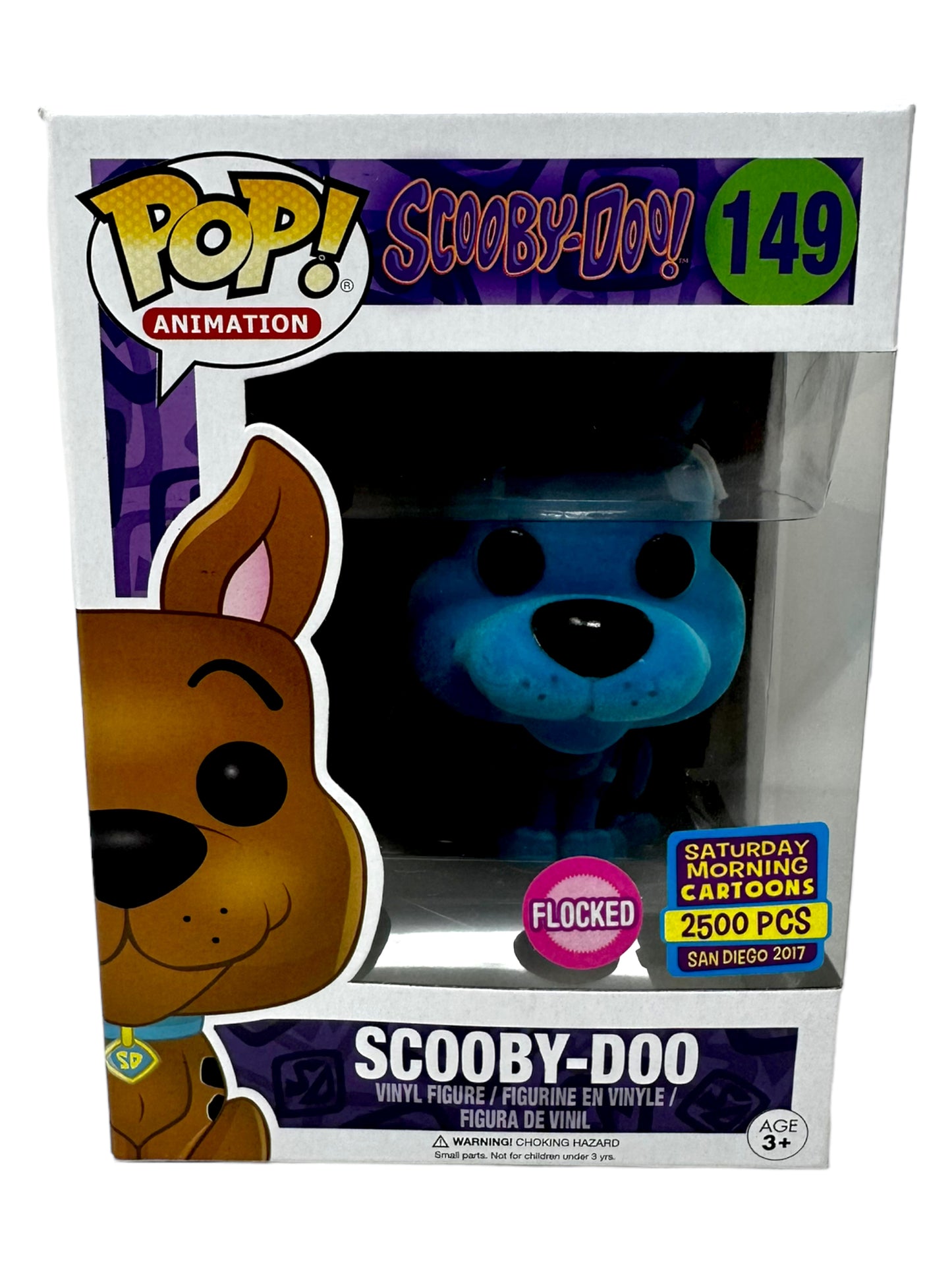 Sold 2017 SDCC Scooby Doo Blue Flocked LE2500