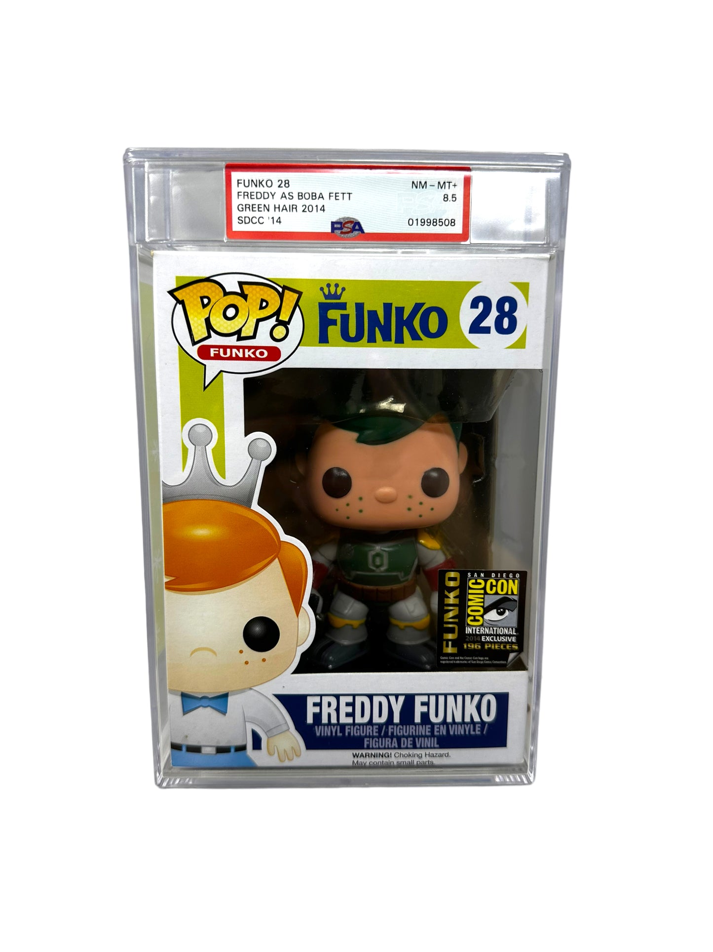 PSA 8.5 FIRST EVER GRADED 2014 Freddy Funko Boba Fett LE196