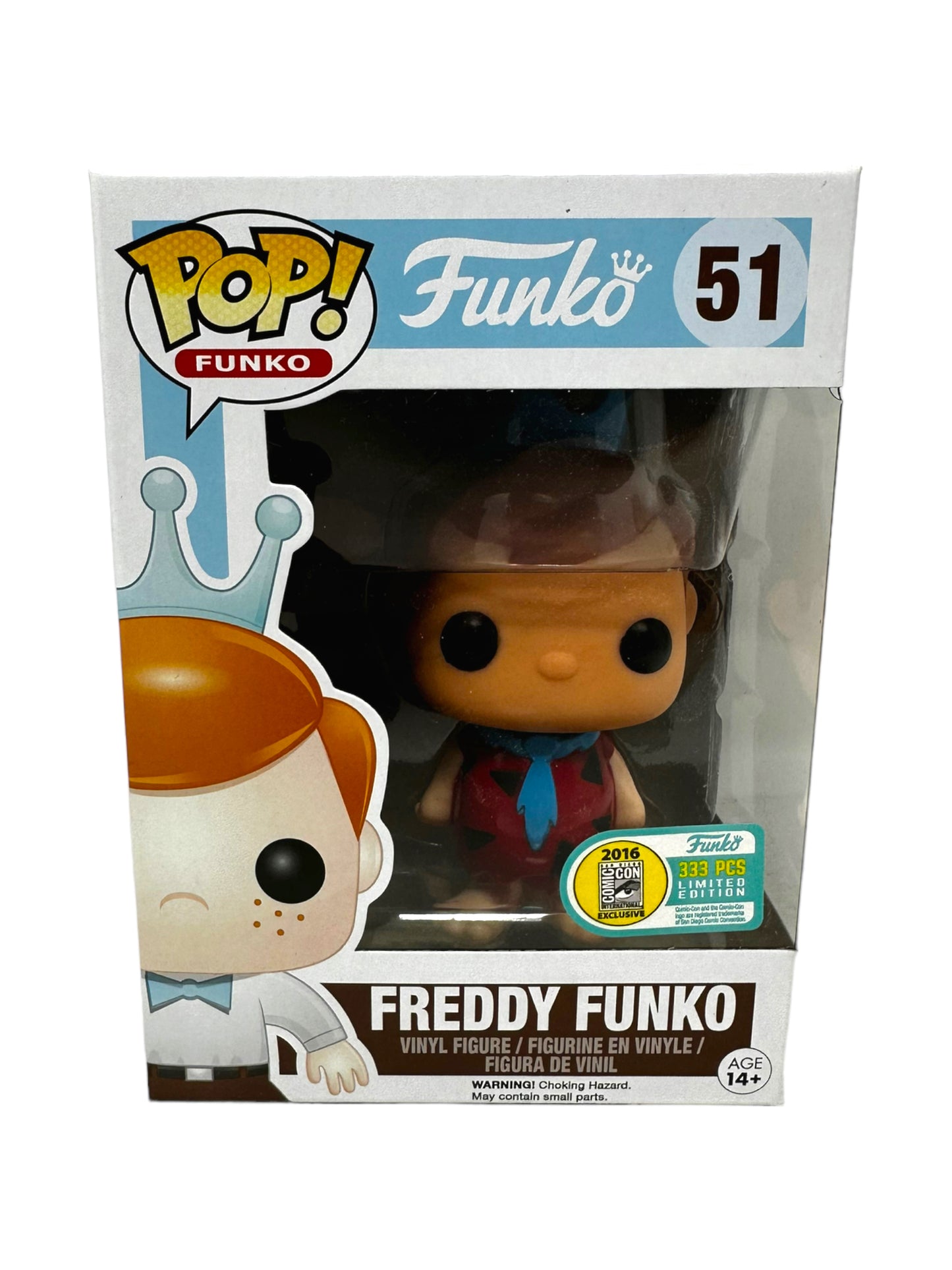 Sold 2016 SDCC Freddy Funko Fred Flintstone LE333