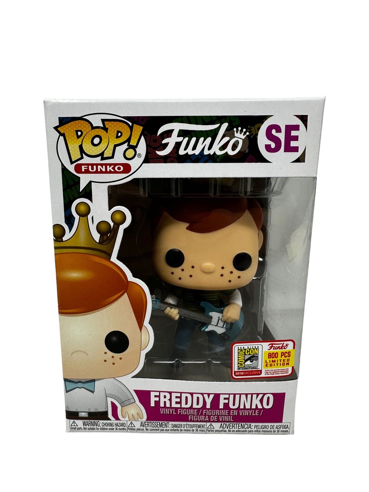 Sold 2018 SDCC Freddy Funko Kurt Cobain LE800