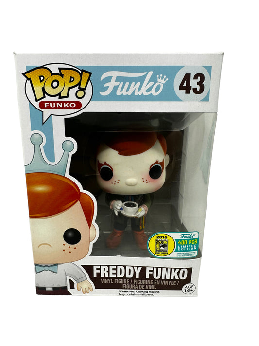 Sold - 2016 SDCC Freddy Funko as Mad Hatter w/ Chronosphere LE400