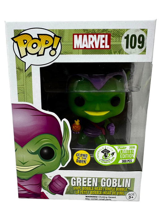 Sold 2016 ECCC Green Goblin GITD LE300