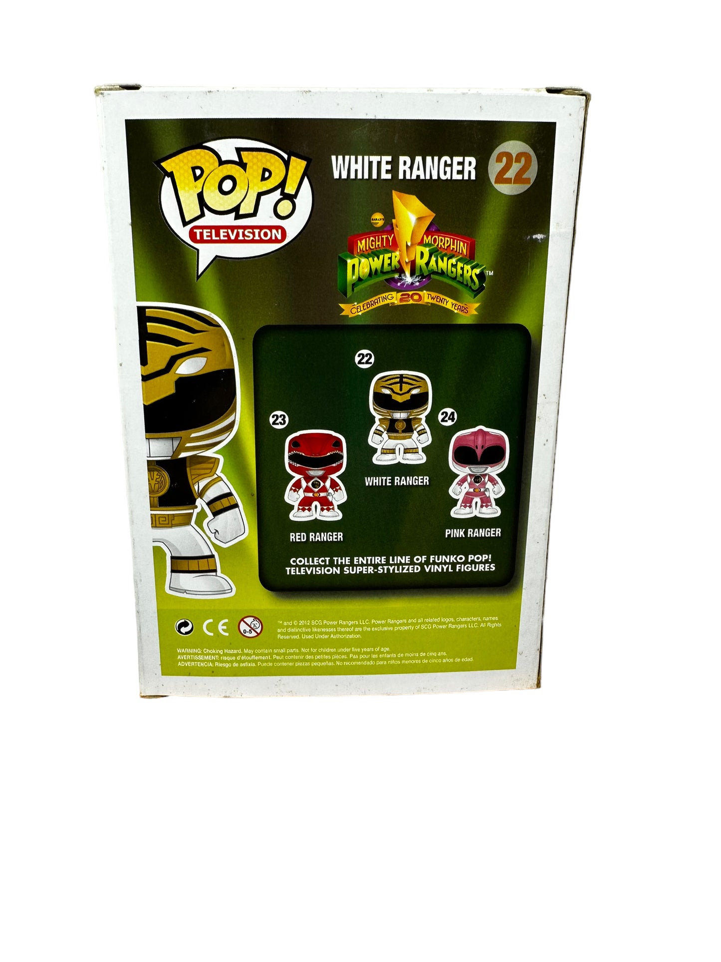 2013 SDCC White Ranger GITD LE480