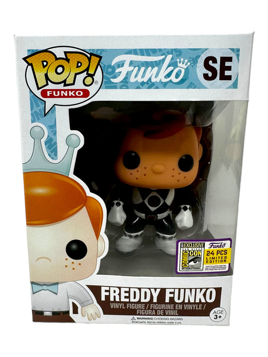 2017 SDCC Freddy Funko Black Power Ranger LE24