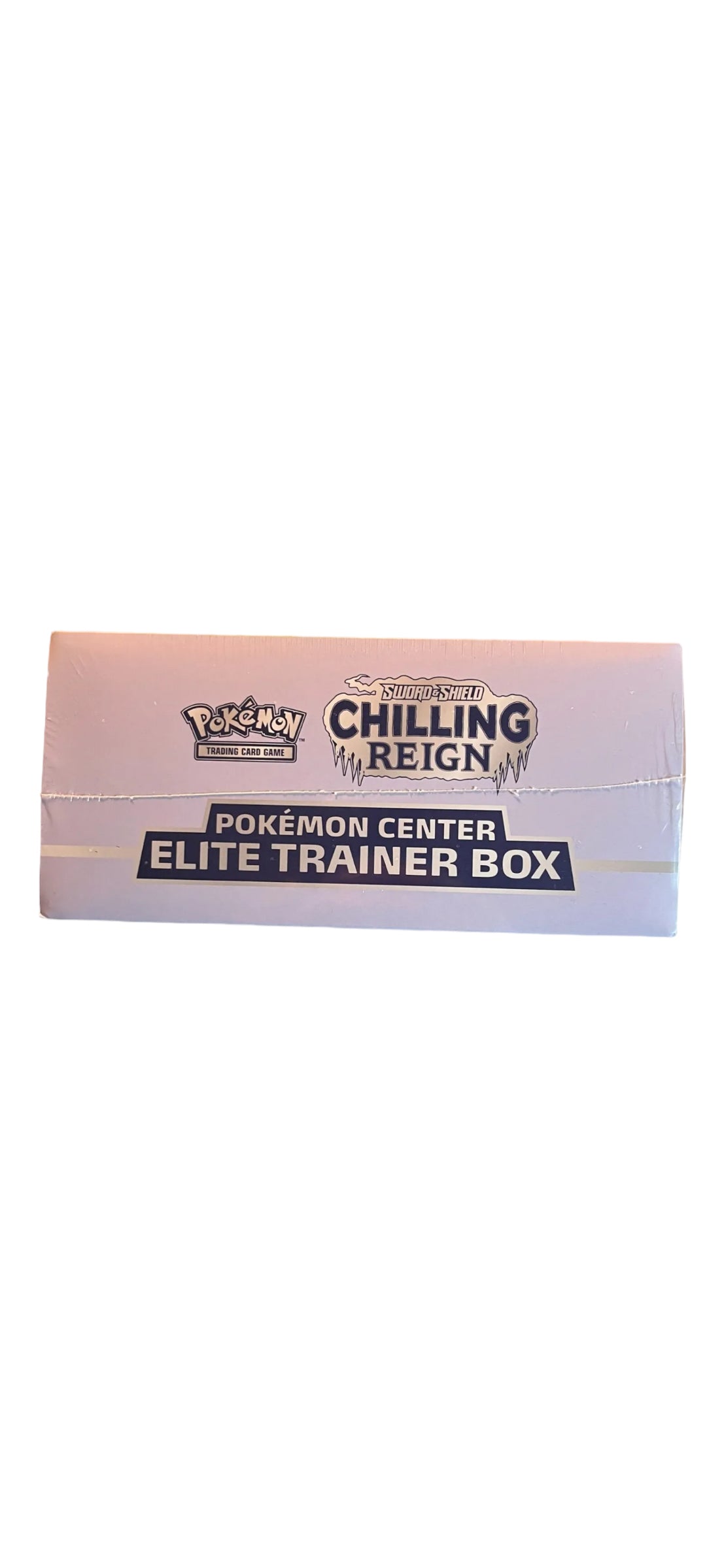 Ice Rider Calyrex Pokemon Center Exclusive Chilling Reign Elite Trainer ETB Error Box & Apology Blister Pack