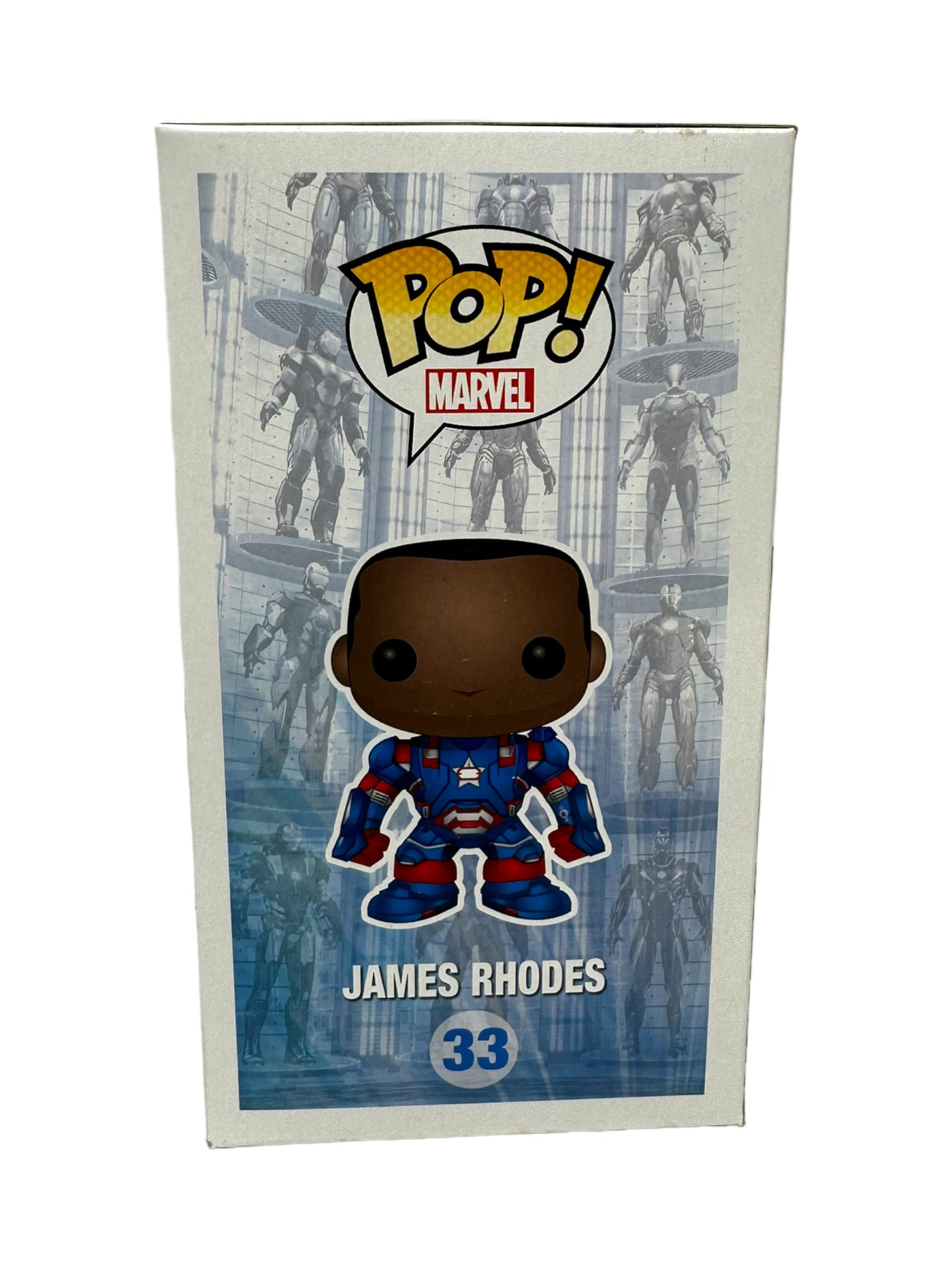 Sold 9/21 2013 SDCC James Rhodes 33 (Unmasked Iron Patriot)